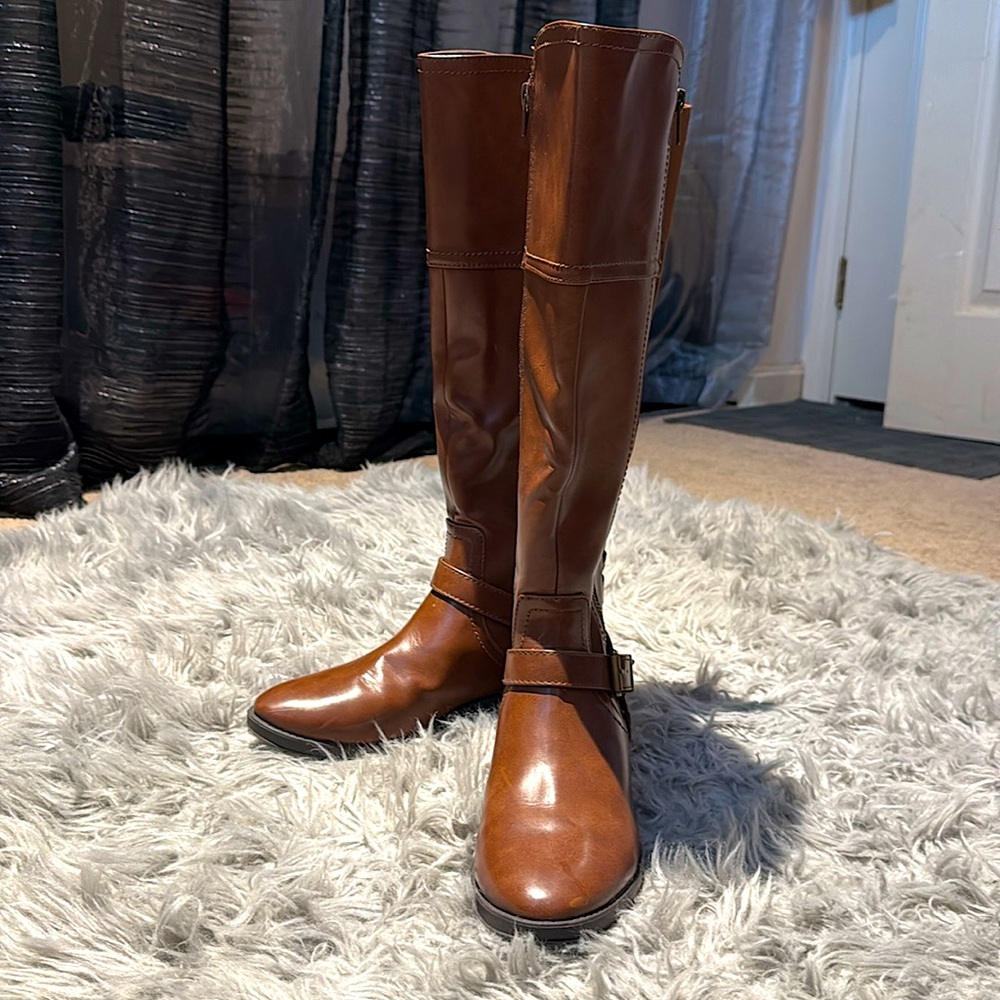 Merona Knee-High Faux Leather Boots